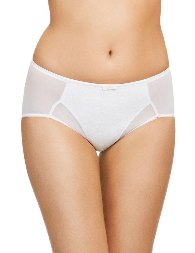 B523 Berlei Beauty Minimiser Deep Brief - B523 White