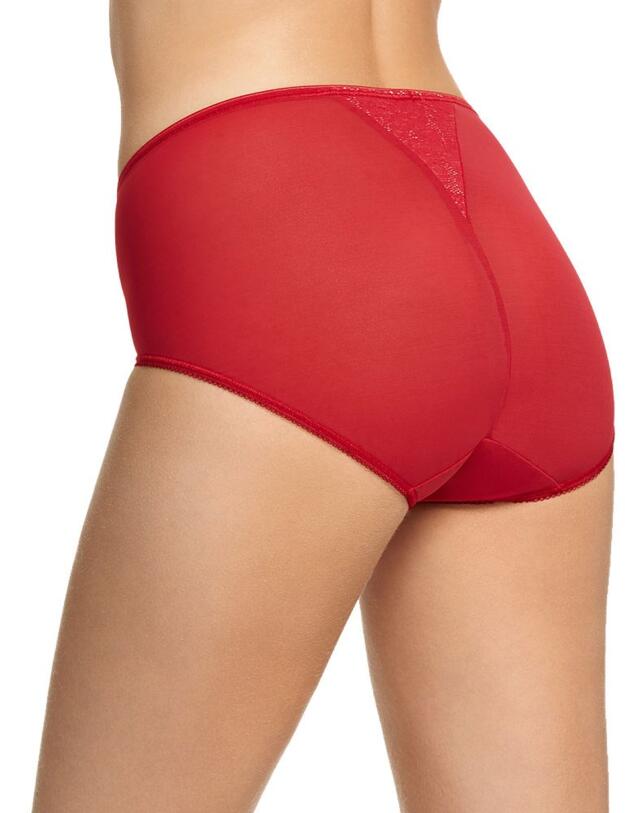B523 Berlei Beauty Minimiser Deep Brief - B523 Passion Red