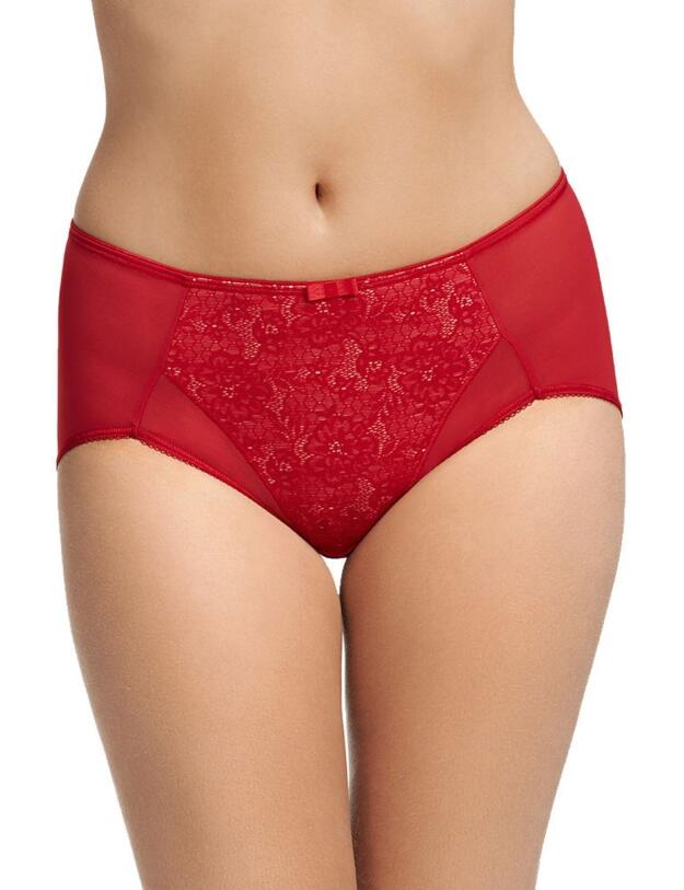 B523 Berlei Beauty Minimiser Deep Brief - B523 Passion Red