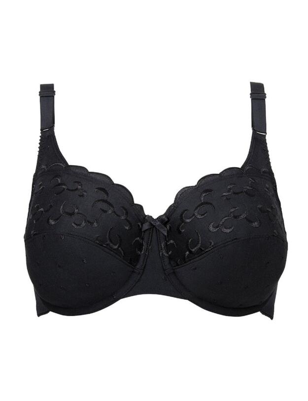 B581 Berlei Shapewear Underwired Minimiser Bra - B581 Black