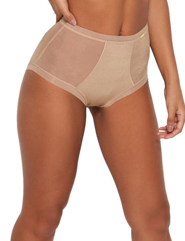 Gossard Glossies Deep Brief Beige