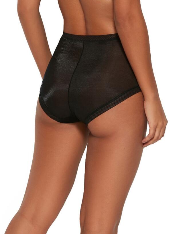 Gossard Glossies Deep Brief Black