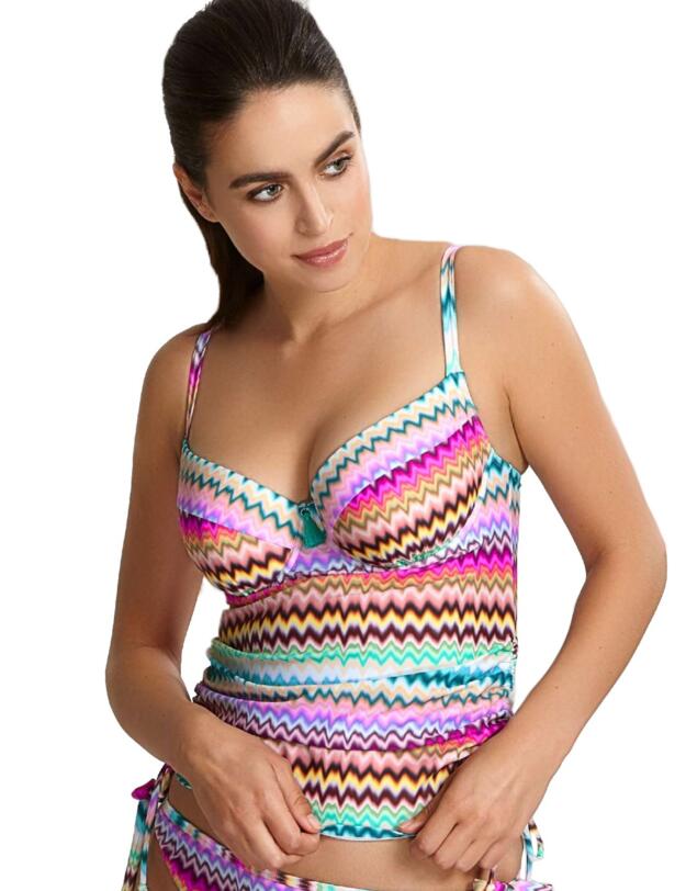 SW1151 Panache Milano Tankini Top - SW1151 Ikat Print