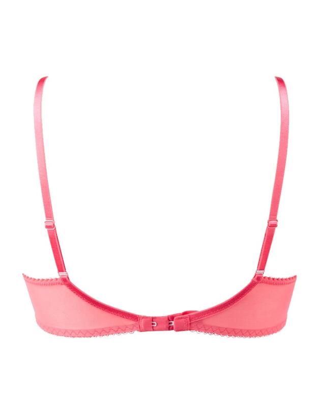 7711 Gossard Superboost Lace Padded Plunge Bra - 7711 Paradise Pink