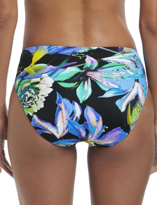 6479 Fantasie Paradise Bay Mid Rise Bikini Brief - 6479 Aqua Multi