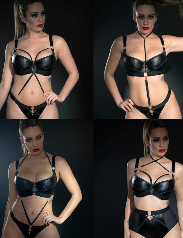 ST008105 Scantilly by Curvy Kate Harnessed Half Cup Bra - ST008105 Black