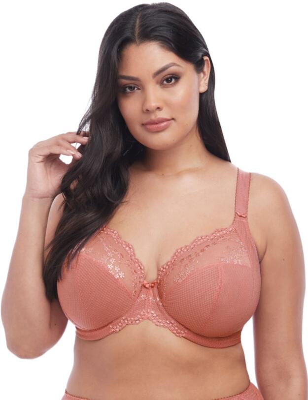 4382 Elomi Charley Stretch Plunge Bra - 4380 Rose Gold
