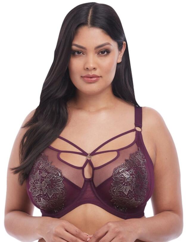 4470 Elomi Eugenie Underwired Plunge Bra - 4470 Gilded Berry