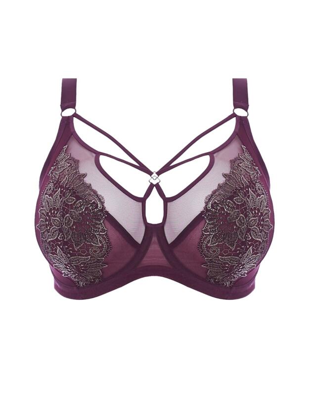 4470 Elomi Eugenie Underwired Plunge Bra - 4470 Gilded Berry