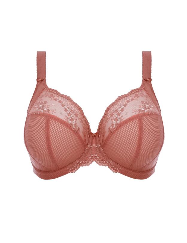 4382 Elomi Charley Stretch Plunge Bra - 4380 Rose Gold
