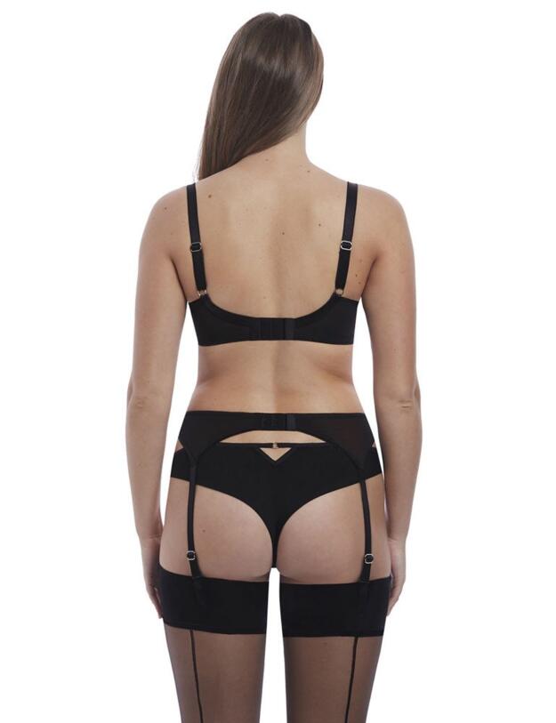 Freya Astrid Suspender Belt Black