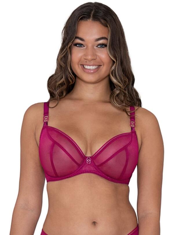 Curvy Kate Lifestyle Plunge Bra Sangria