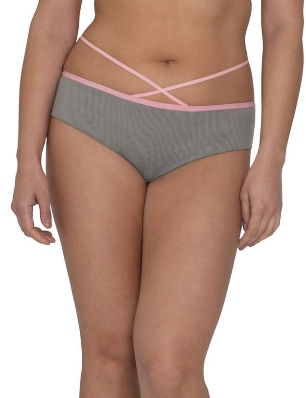 CK023215 Curvy Kate Lifestyle X Cheeky Short - CK023215 Khaki/Pink