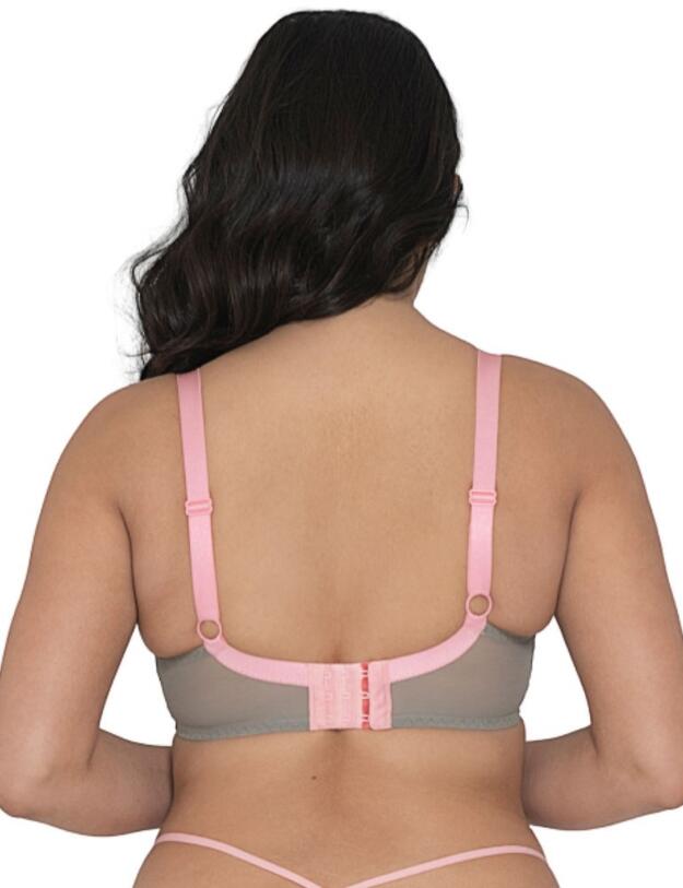 CK023110 Curvy Kate Lifestyle X Plunge Bra - CK023101 Khaki/Pink