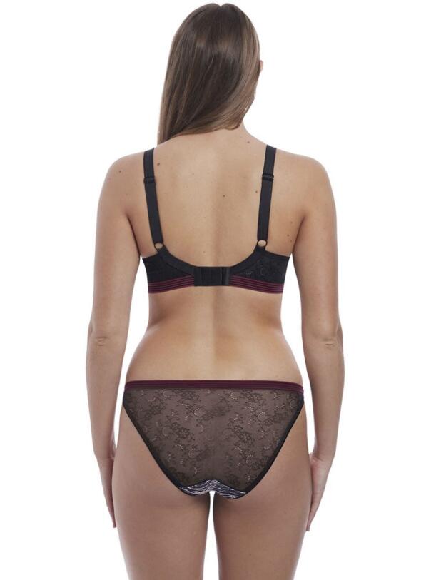 Freya Wild Brief Black Zebra