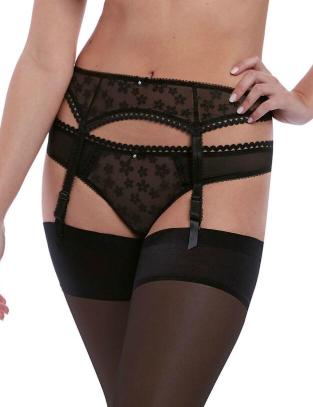 5399 Freya Unchained Suspender Belt - 5399 Black