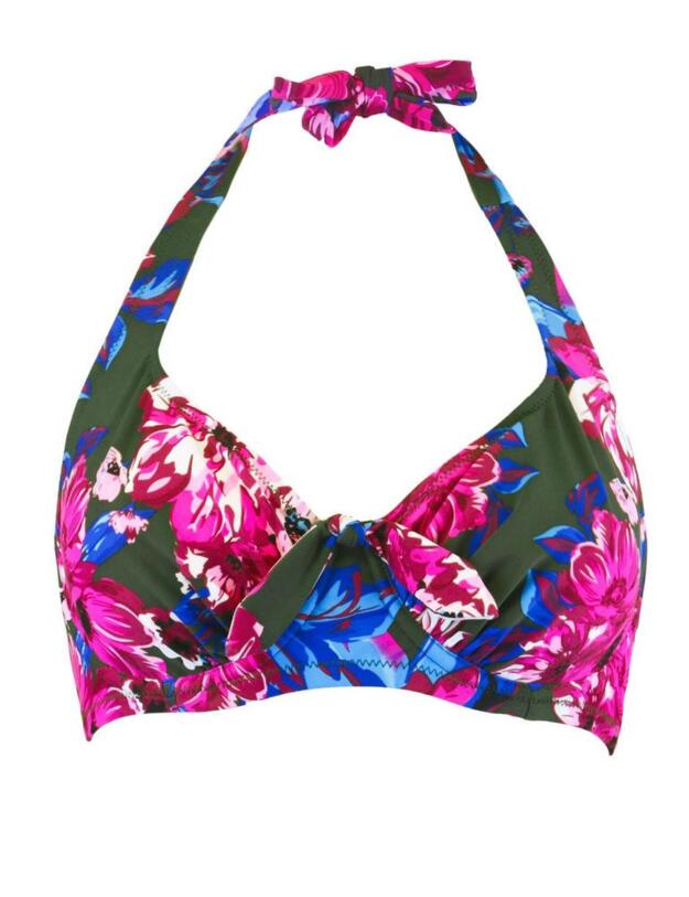 86002 Pour Moi Heatwave Halterneck Bikini Top - 86002 Cape Verde