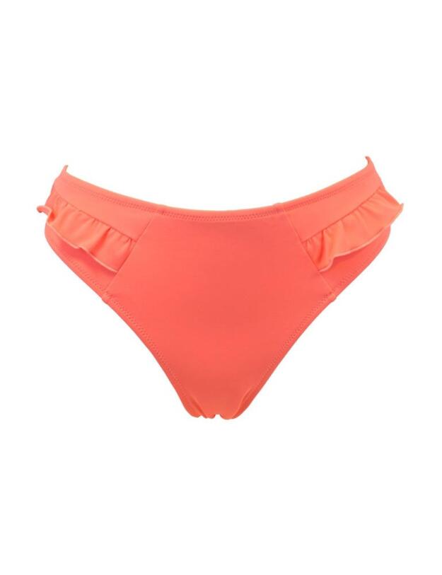 80007 Pour Moi Getaway Frill Bikini Brief - 80007 Coral