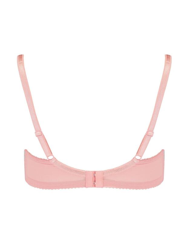 1513 Pour Moi Amour Padded Underwired Bra - 1513 Soft Pink/Mint