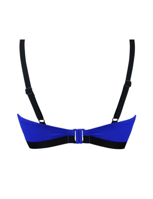 13700 Pour Moi Amnesia Padded Longline Bikini Top - 13700 Ultramarine