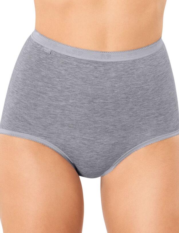 Sloggi Basic+ Maxi Brief 3 Pack + 1 Free Grey Combination