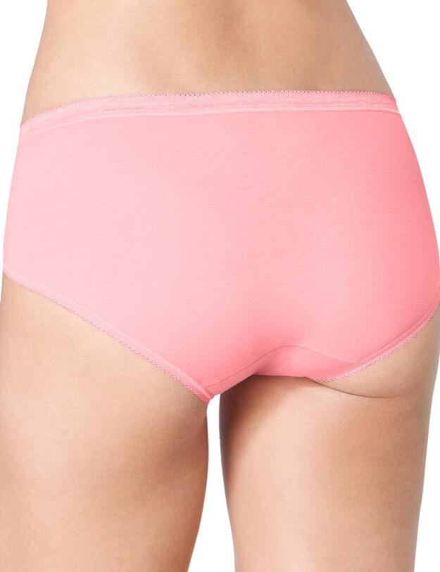 10071781 Sloggi Basic + Midi Brief 4 Pack - 10071781 Orange Light Combination