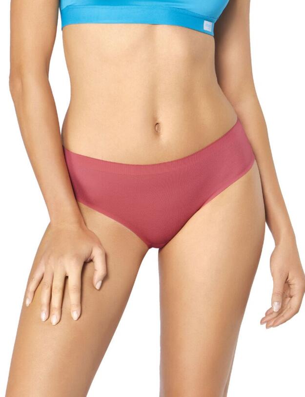 10190350 Sloggi Women Move Hipster Brief 2 Pack - 10190350 Orange/ Dark Combination