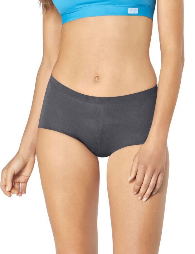 10190405 Sloggi Women Move Short Brief 2 Pack - 10190405 Turquoise/ Dark Combination