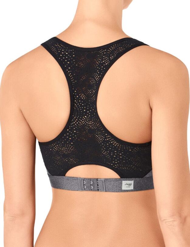 10190422 Sloggi Women Move Fly Underwired Sports Bra - 10190422 Grey Combination 
