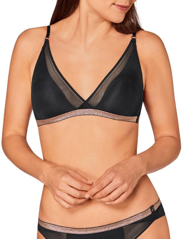 10196995 Sloggi S Symmetry Bralette Bra - 10196995 Black