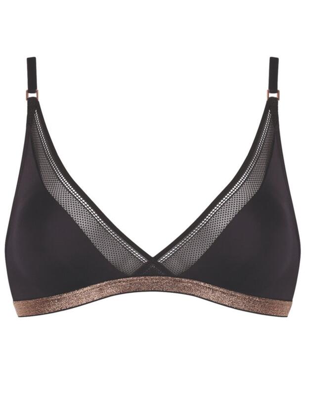 10196995 Sloggi S Symmetry Bralette Bra - 10196995 Black