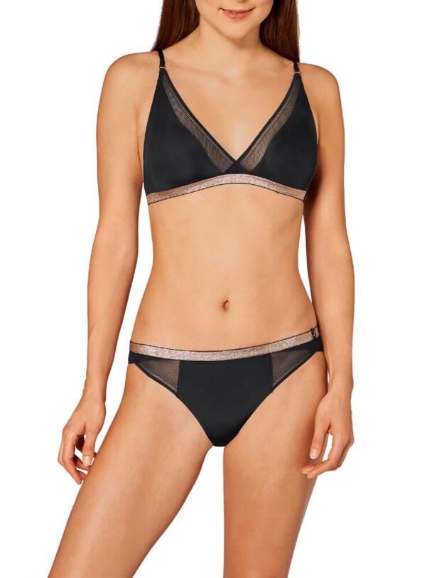 10196995 Sloggi S Symmetry Bralette Bra - 10196995 Black