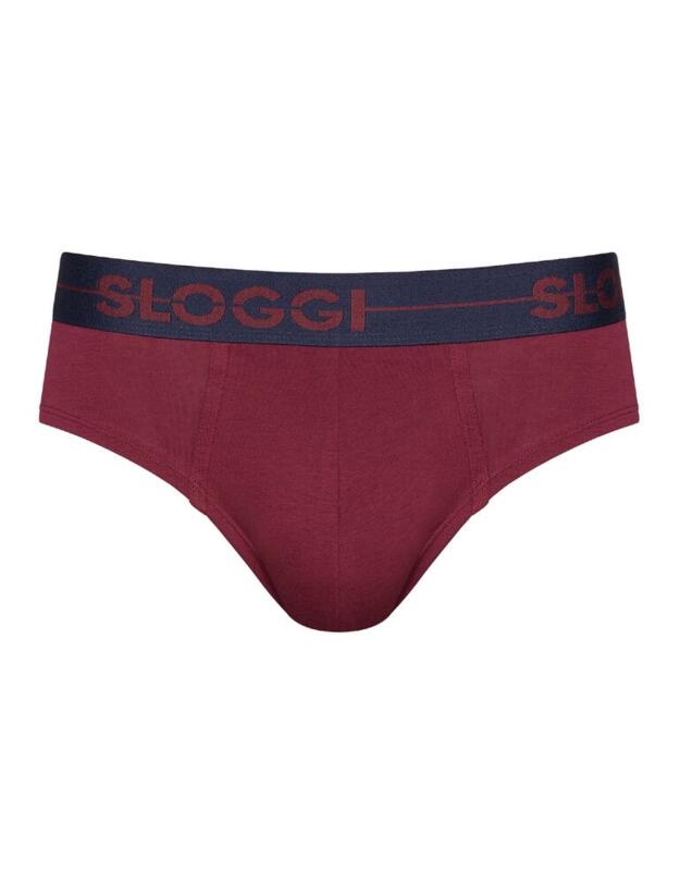 10198143/10198180 Sloggi Men Go Mini Brief 2 Pack - 10198143/10198180 Red/ Dark Combination