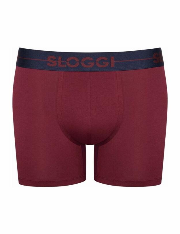 10198168 Sloggi Men Go Short 2 Pack - 10198168 Red/ Dark Combination
