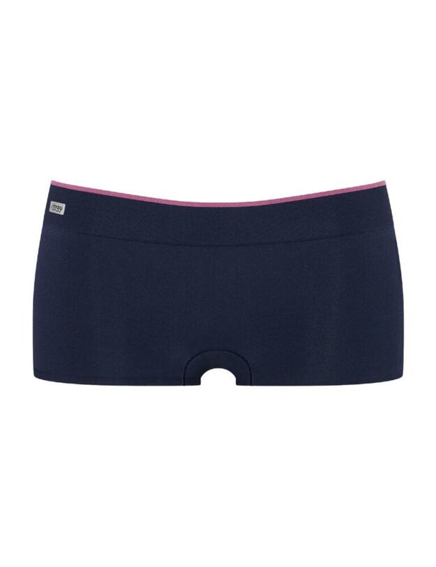 10198212 Sloggi Women Move Seamless Short Brief 2 Pack - 10198212 Turquoise/ Dark Combination 