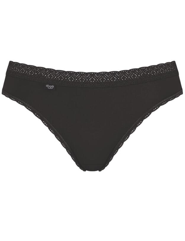 10163165 Sloggi EverNew Lace Hipster Tai Brief 2 Pack - 10163165 Black