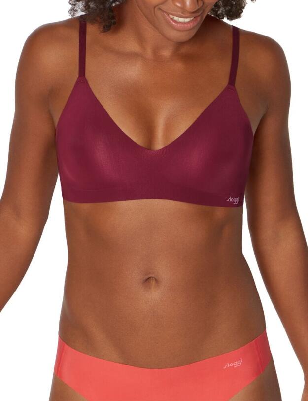 10202527 Sloggi Zero Feel Ultra Soft Bra - 10202527 Bordeaux