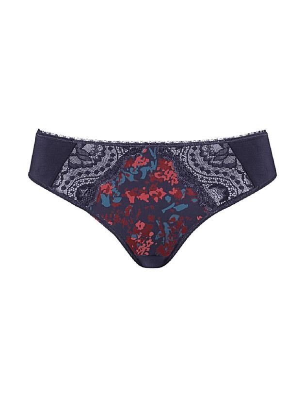 P07I8 Playtex Flower Elegance Mini Brief - P07I8 Blue Garden
