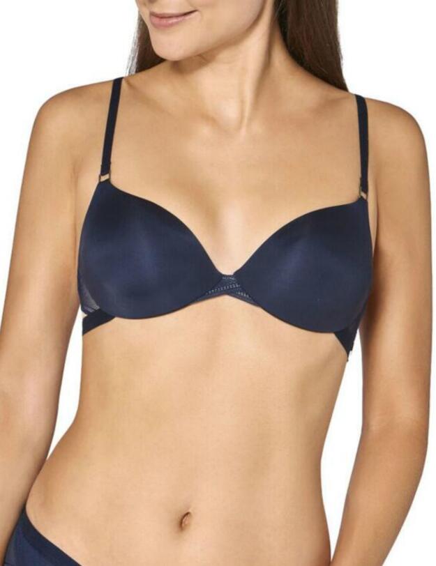 10189956 Sloggi S Symmetry Underwired Padded Bra - 10189956 Navy Blazer