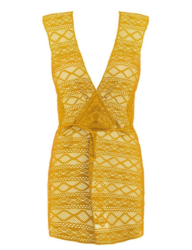 3978 Freya Sundance Cross Over Beach Dress - 3978 California Gold