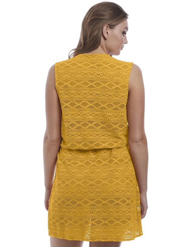 3978 Freya Sundance Cross Over Beach Dress - 3978 California Gold