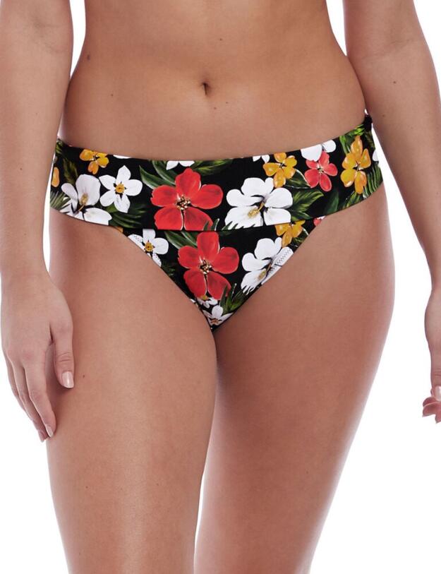 6807 Freya Tiki Bar Fold Bikini Brief - 6807 Multi