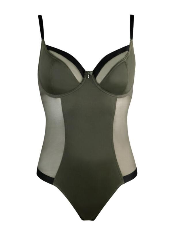 15009 Pour Moi Viva Luxe Underwired Body - 15009 Khaki