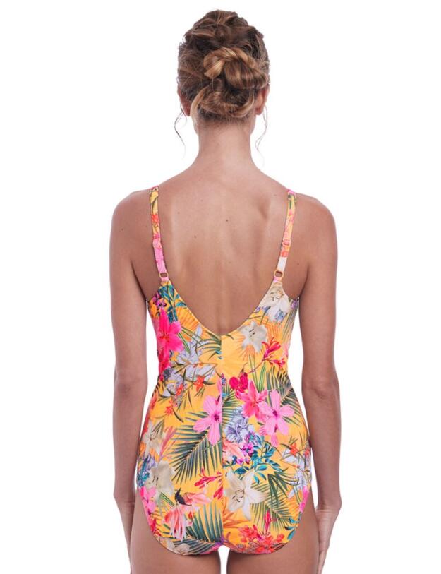 6588 Fantasie Anguilla Plunge Swimsuit - 6588 Saffron