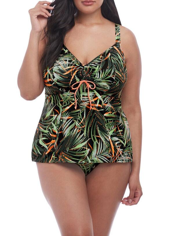7161 Elomi Amazonia Moulded Tankini Top - 7161 Khaki