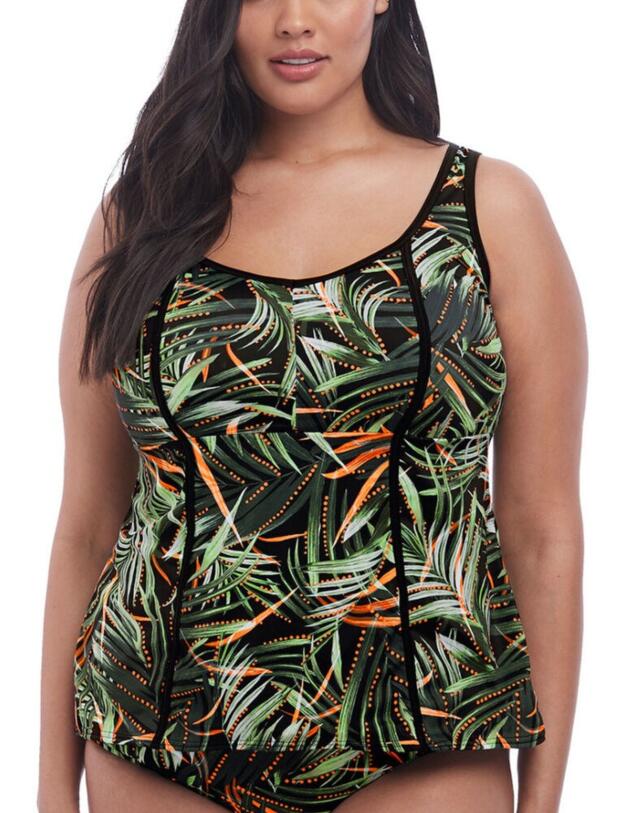 7169 Elomi Amazonia Tankini Top - 7169 Khaki