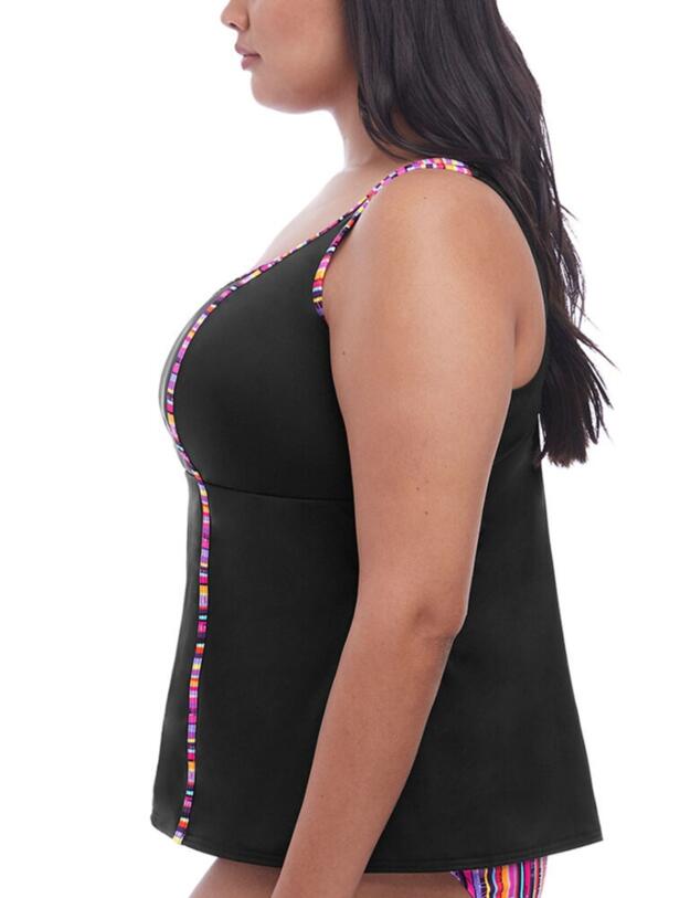 7181 Elomi Nomad Tankini Top - 7181 Black