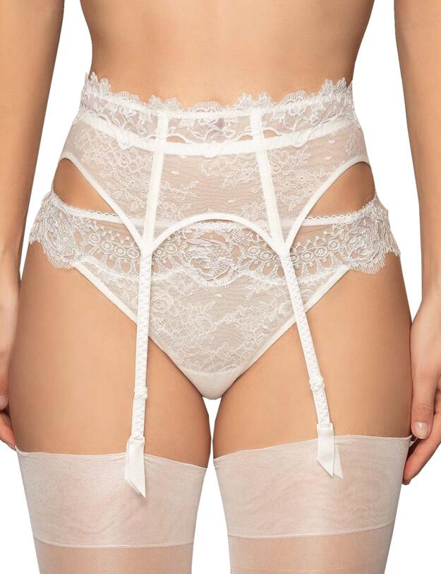 ACG4732 Lise Charmel Precieux Diademe Suspender Belt - ACG4732 Nacre