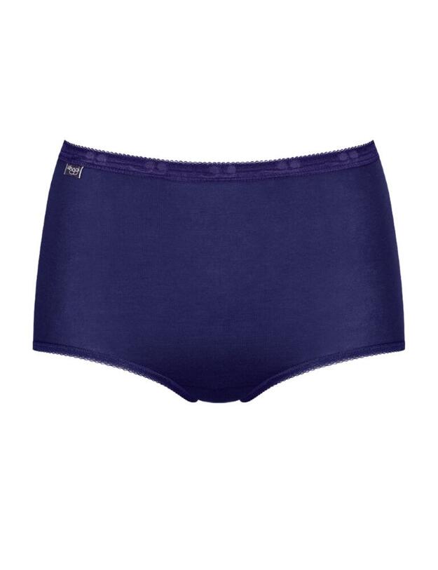 10194232 Sloggi Basic + Holiday Maxi Brief 3 Pack - 10194232 Blue/Light Combination