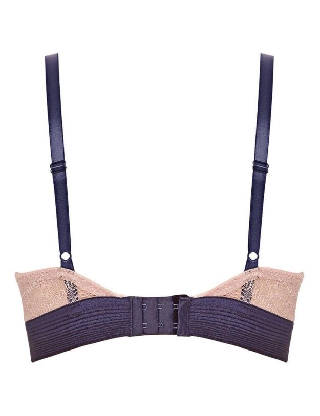 9766 Cleo by Panache Lyzy Triangle Bralette Bra - 9766 Blush/Ink